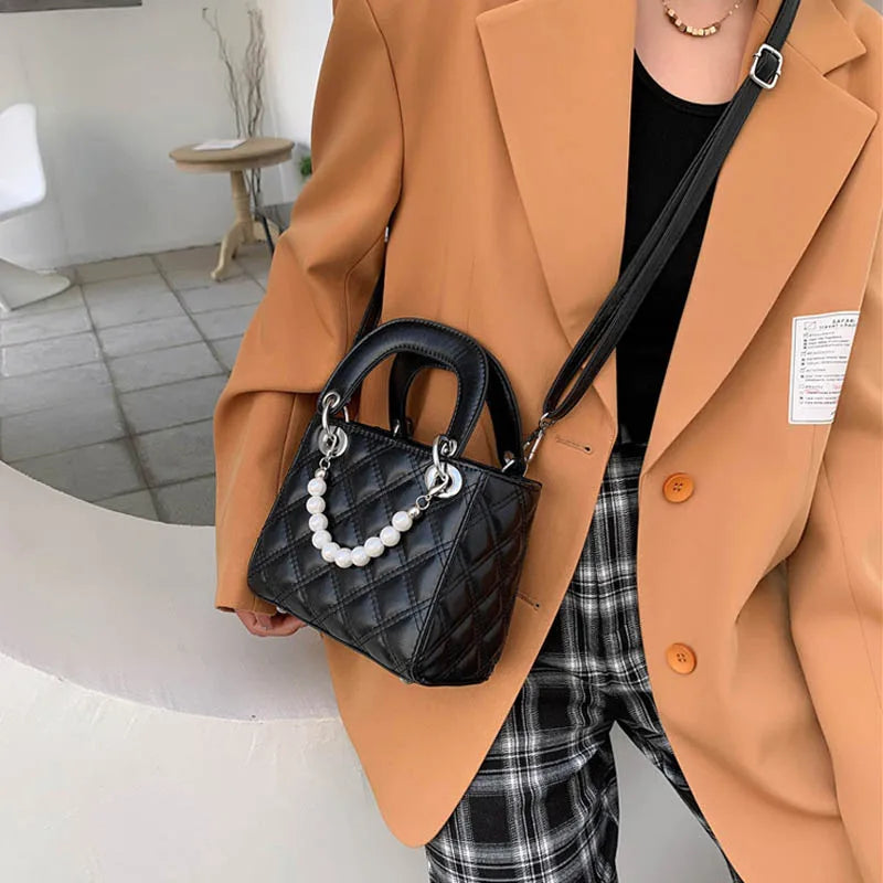 Classic Leather Handbag Women Tote Crossbody Bag Women Shoulder Bags