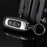 Classic Car Key Chain Men's Metal Key Chain Leather Buckle Key Holder