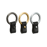 Classic Car Key Chain Men's Metal Key Chain Leather Buckle Key Holder