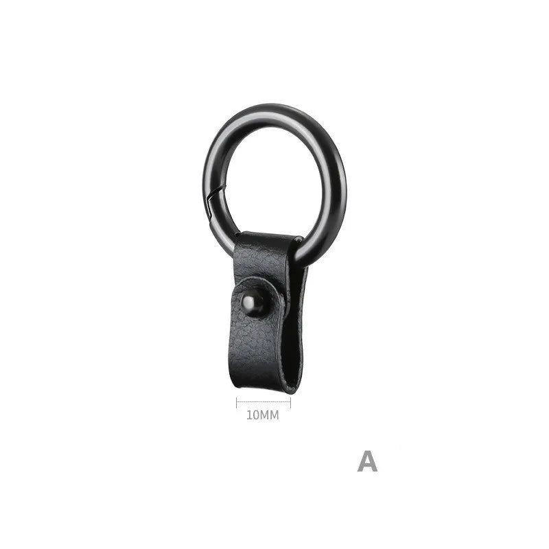 Classic Car Key Chain Men's Metal Key Chain Leather Buckle Key Holder