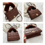 Classic Comfort Plush Ladies Handbags High Shoulder Crossbody Bags