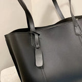 Classic Daily Shoulder Bags Women Waterproof PU Leather Handbag