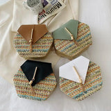 Classic Handbags High Bolsos Women's Shoulder Crossbody Bags Woven Beach Bag