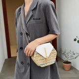 Classic Handbags High Bolsos Women's Shoulder Crossbody Bags Woven Beach Bag
