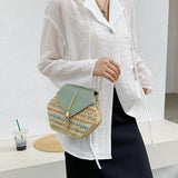 Classic Handbags High Bolsos Women's Shoulder Crossbody Bags Woven Beach Bag