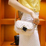 Classic Diamond Lattice Shoulder Bag Chain Crossbody Purse