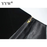 Suede Envelope Clutch Bag with Chain Strap - Women's Shoulder Messenger Purse