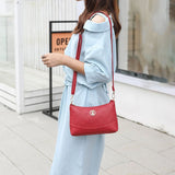 Embossed Flower Women Shoulder Bag High PU Leather Handbag Purse