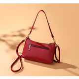 Embossed Flower Women Shoulder Bag High PU Leather Handbag Purse