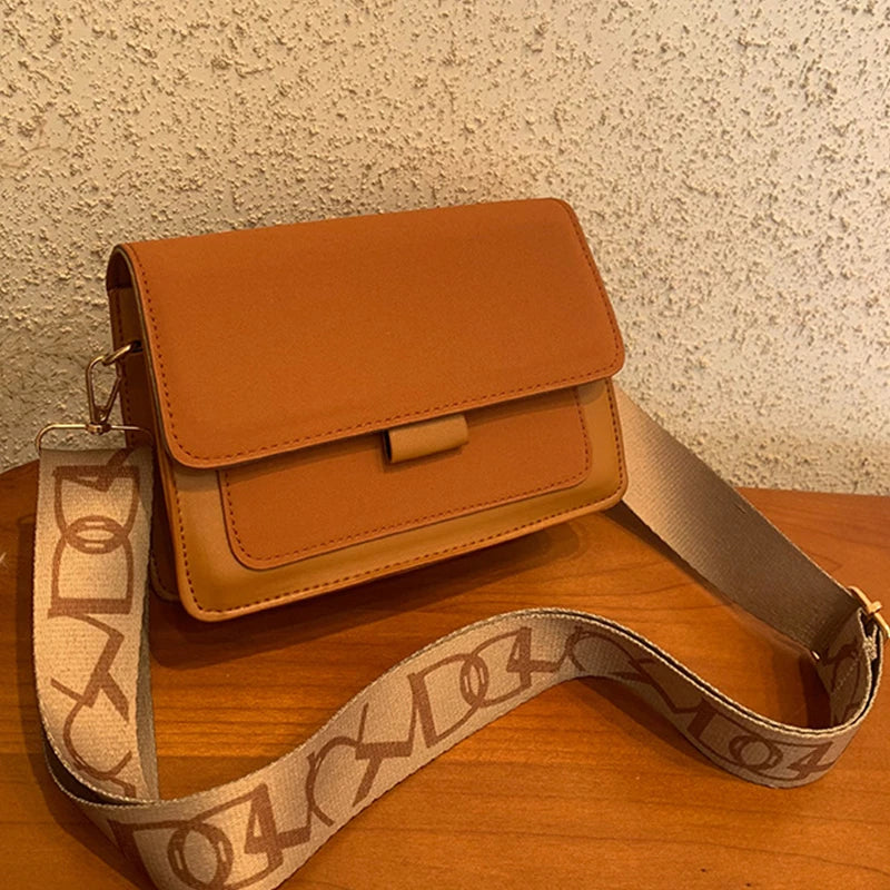 Wide Straps Shoulder Bag for Women Handbag