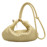 Classic PU Braided Shoulder Bags Crossbody Handbags