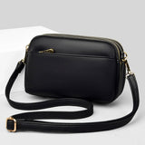 Vintage Crossbody Bags Multi-pocket Adjustable Strap for Girls