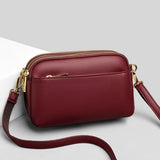Vintage Crossbody Bags Multi-pocket Adjustable Strap for Girls