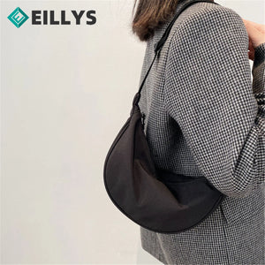 Canvas Crossbody Waist Bag Women Solid Travel Crossbody Bag