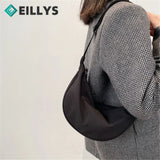 Canvas Crossbody Waist Bag Women Solid Travel Crossbody Bag