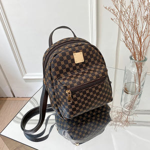 Classic Flower Backpack Women Bags Student Schoolbag Travelling Bag