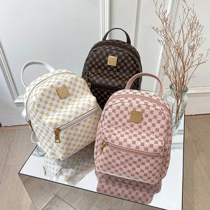 Classic Flower Backpack Women Bags Student Schoolbag Travelling Bag