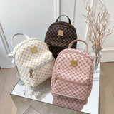 Classic Flower Backpack Women Bags Student Schoolbag Travelling Bag