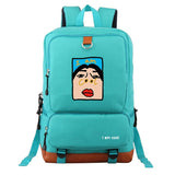 Funny Cartoon Backpack School Bag Canvas Rucksack for Boys