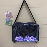 Transparent Pink ItaBag Shoulder Bag Soft Girls Lovely Clear Japanese Style