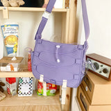 Lovely Pink ItaBag Shoulder Bag Girls Transparent Waterproof Soft Clear