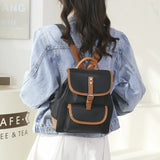 Classic Ladies Backpack Oxford Waterproof Lightweight School Bag