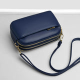 Vintage Crossbody Handbags for Girls Multi-pocket Zipper Crossbody Messenger