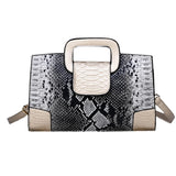 Snake Print Crossbody Bag for Women Shoulder Bag