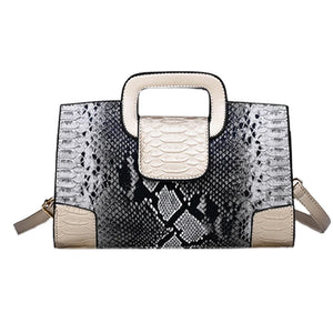 Snake Print Crossbody Bag for Women Shoulder Bag
