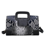 Snake Print Crossbody Bag for Women Shoulder Bag