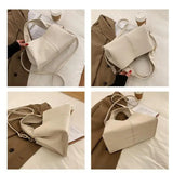Classic Leather Women's Handbags High-quality Retro Crossbody Tote Shoulder Bags