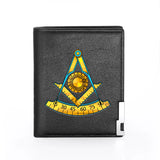 Classic Master Masons Angle Square Leather Wallet