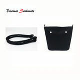 Classic Mini Rope handle with Canvas Insert Inner Pocket