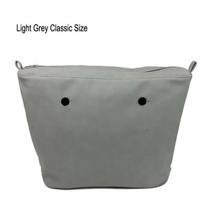 Cashemere PU Inner Lining Zipper Pocket for O Bag Handbag