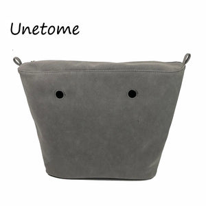 Cashemere PU Inner Lining Zipper Pocket for O Bag Handbag