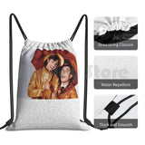 Movie Script Singing In The Rain Drawstring Bag Gym Waterproof