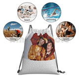 Movie Script Singing In The Rain Drawstring Bag Gym Waterproof