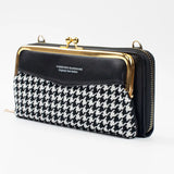 Women's Multi-function Buckle Purse Large Capacity Messenger Bag