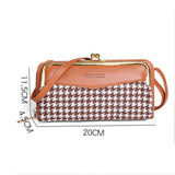 Multi-function Women Buckle Purse Large Capacity Messenger Bag