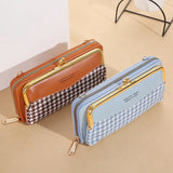 Multi-function Women Buckle Purse Large Capacity Messenger Bag