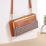 Multi-function Women Buckle Purse Large Capacity Messenger Bag