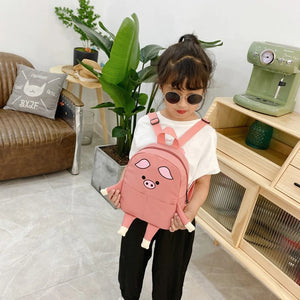 Classic Nylon Schoolbag Backpack Students Boy Girls Baby Cartoon Bags