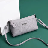 Classic Pattern Small Leather Shoulder Bag Messenger Bag Mini Handbag