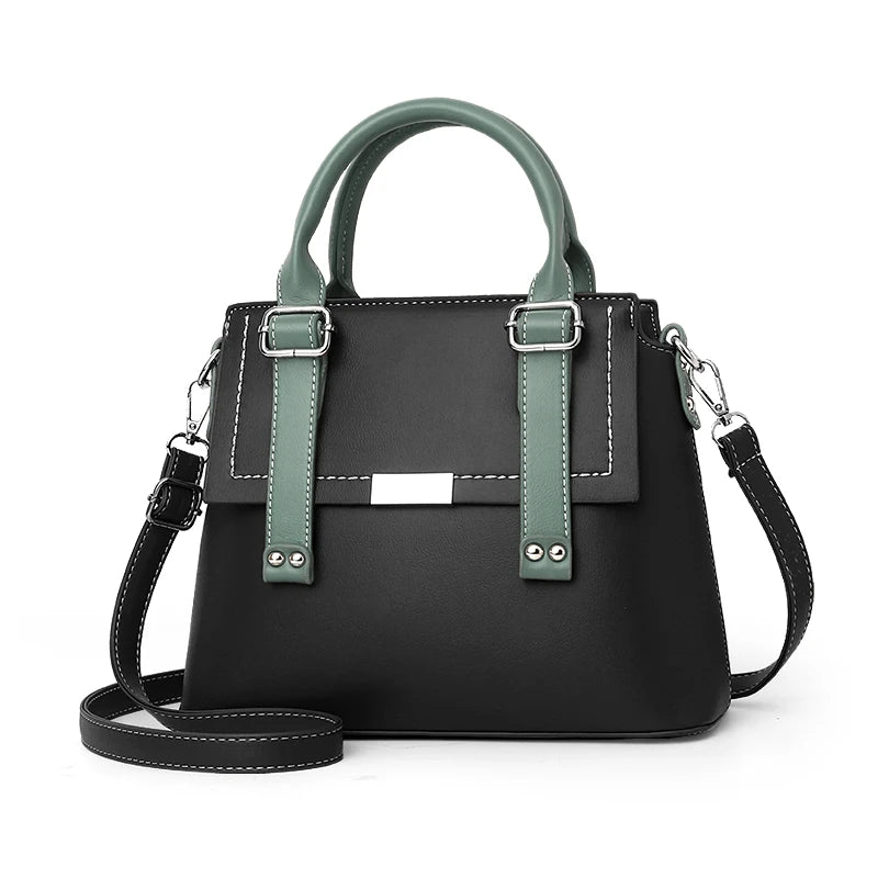 Classic PU Leather Tote Bag Shoulder Bag For Mom's Birthday