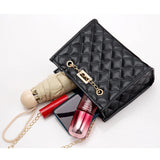 Quilt Chain Shoulder Bag Small Diamond Lattice Handbag Crossbody Purse L