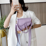 Retro Saddle Bags Shoulder Bags PU Crossbody Leather Tote Bags for Women