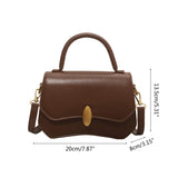 Classic Shoulder Bag PU Leather Women Tote Handbag