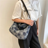 Vintage Distressed Cross Body Shoulder Bag with 2 Straps