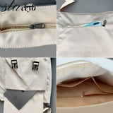 Women's Postman Bag Waterproof Canvas Schoolbag