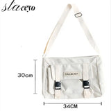 Women's Postman Bag Waterproof Canvas Schoolbag